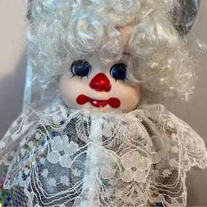 Premier Vintage Clown Porcelain Doll